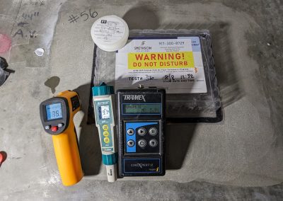 concrete testing equipment for a job at Montefiore Hospital in New York